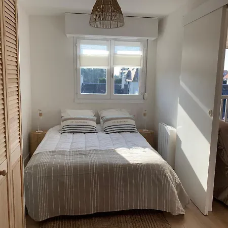Apartment T2 Cosy/balcon Sud Ouest/300m-mer/villers Sur *