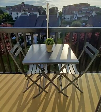 アパート T2 Cosy/balcon Sud Ouest/300m-mer/villers Sur